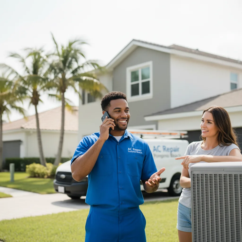 AC Repair Pompano Beach customer support in Vernon Center